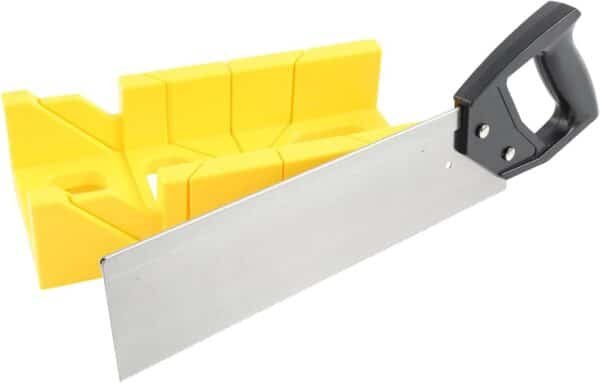 GreatNeck BSB14 Mitre Carton and also Saw Establish, 12 In Mitre Carton along with 14 In Spine Saw, Preciseness Decreases for Trimming and also Creating, Wood Working and also Beveled Edge Decreases