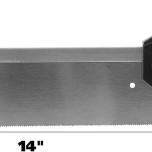 GreatNeck BSB14 Mitre Carton and also Saw Establish, 12 In Mitre Carton along with 14 In Spine Saw, Preciseness Decreases for Trimming and also Creating, Wood Working and also Beveled Edge Decreases - Image 4