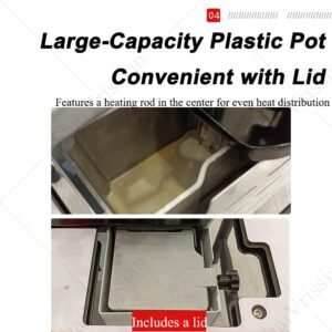 1100w Mobile Side Lace Equipment for Wood Working, Arc Straight Side Bander, Dual Sided Gluing, Adjustable Velocity 6m/Min, Distance 40mm, for Timber Plastic PVC Abdominals - Image 5