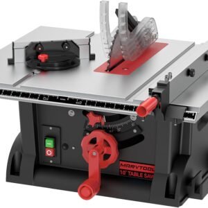 4600RPM Portable Dining table Viewed 10 in, 15Amp Tablesaw, 90 ° Cross Reduce & 0-45 ° Trimming, Multifunctional Benchtop along with 36T Cutter for Do It Yourself, Home Furniture Creating, Woodworking