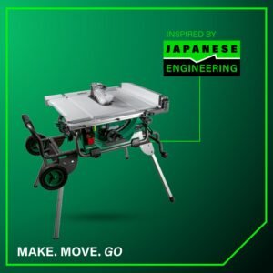 Metabo HPT 10-Inch Dining Table Found, 15-Amp Energy Found along with Huge 28 3/4" x 22" Dining table, Finest in Course Slit Ability, Pro Degree Electric Motor, Sturdy Crease and also Roll Stand Up, Modifiable Feet, C10RJS - Image 10