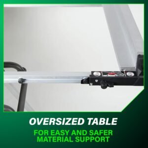 Metabo HPT 10-Inch Dining Table Found, 15-Amp Energy Found along with Huge 28 3/4" x 22" Dining table, Finest in Course Slit Ability, Pro Degree Electric Motor, Sturdy Crease and also Roll Stand Up, Modifiable Feet, C10RJS - Image 8