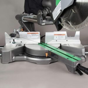 Metabo HPT 10-Inch Sliding Substance Miter Saw, Double-Bevel, Electronic Rate Command, 12 Amplifier Electric Motor, Electric Brake, 5-Year Service Warranty (C10FSBS) - Image 5