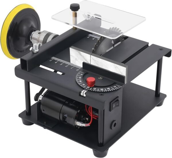 Mini Dining Table Observed, 200W Wood Working Observed Portable Mini Mini Dining Table Observed, 200W Wood Working Observed Portable Mini Pc Electric Saws along with Modifiable 0-90 ° Slant as well as 1.38 in Reducing Deepness, Pc Electric Saws for Lumber, Polymer, PCB Crafting