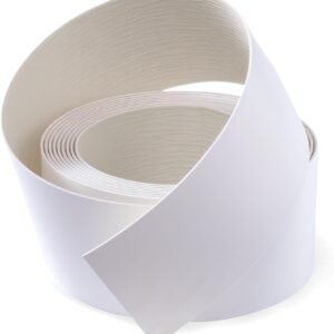 PVC Upper hand Grouping 2 in x 10ft Laminate Upper hand Lace White along with Hot Melt Adhesive Pre – glued Iron on Trimming Strip Trimming for Cabinetry Plyboard Fixes and also Home Furniture Reconstruction