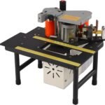 Side Lace Device,110 V Hand-held Wood Working Side Lace Device Double-sided Adhesive Panel Side Closing Device Hardwood Working Side Bander Suitable for Straight Arc A Variety Of Products Side Grouping