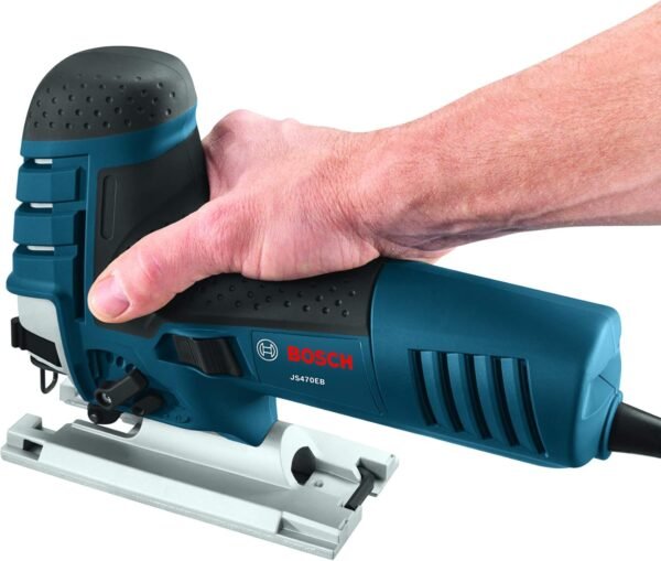 BOSCH JS470EB Corded Barrel-Grip Jig Viewed - 120V Reduced Resonance, 7 Amplifier Variable Velocity for Smooth Vilifying to As Much As 5-7/8 In on Hardwood, 3/8 In on Steel For Counter Tops 2 716tW5OxYLL. AC SL1500