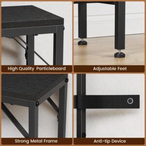 Console Tables along with Asking For Terminal as well as Storage Space Container, 47.2"Entrance Dining Table Narrow along with Energy Outlets USB Slots, Chair Dining Table Responsible For Couch, Corridor Dining Table for Hall, Residing Space, Afro-american 13 Console Tables along with Asking For Terminal as well as Storage Space Container, 47.2"Entrance Dining Table Narrow along with Energy Outlets USB Slots, Chair Dining Table Responsible For Couch, Corridor Dining Table for Hall, Residing Space, Afro-american - Image 6