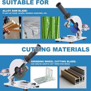 Multifunctional Trimming Maker, Home Small Mini Pc Micro Pc Wood Working Rock Steel Plastic forty five Level Electric Observed - Image 4