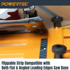 POWERTEC Rounded Saw Resource Rail Body-- Rip-Cut Side Resource Path for Straight Break In Plyboard, Piece Item & Panels-- Accommodates Left Behind & Right Rounded Saws-- Transportable Reducing Jig for Woodworking (72093) - Image 6