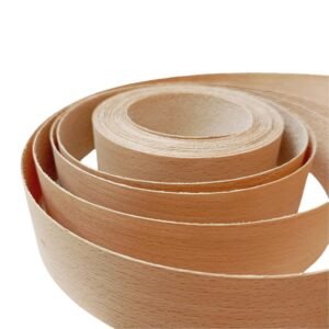 Beech Side Grouping 1-1/2" X 25' Barrel, Preglued Iron On Lumber Laminate Bit, Hot Melt Adhesive Edgebanding Strip, Flexible Lumber Piece Border Trim for Furnishings Plyboard Cabinetry Grouping - Image 5