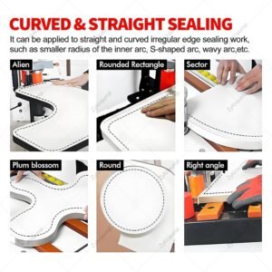 PVC Advantage Lace Maker along with Temperature Level Show Monitor, Contour Straight Advantage Bander, for Custom-Shaped Home Furniture Elements Like Cabinetry Doors and also Shelves African-american - Image 3