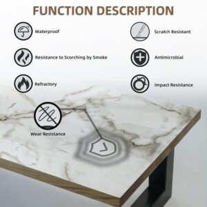 Marble Upper Hand Lace 7/8" x 25ft Non Glued PVC White Upper Hand Lace High Lustrous Upper Hand Lace for Dining Table Cabinetry Furnishings 16 Marble Upper Hand Lace 7/8" x 25ft Non Glued PVC White Upper Hand Lace High Lustrous Upper Hand Lace for Dining Table Cabinetry Furnishings - Image 8