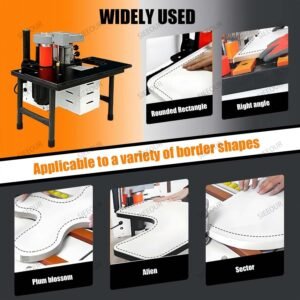 Transportable Woodworking Side Lace Maker,1200 w Treaty Side Lace Maker, Changeable 5-10m/ Minutes, Double-Sided Gluing, Along With Temperature Level Management, For Lumber, Pvc, Abdominal Muscles, Integrated Panel(White) - Image 3