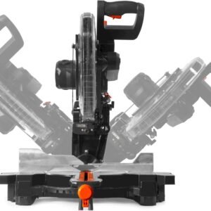 WEN 15-Amp 12-Inch Dual-Bevel Sliding Substance Miter Viewed along with Laser Device (MM1213T) - Image 4