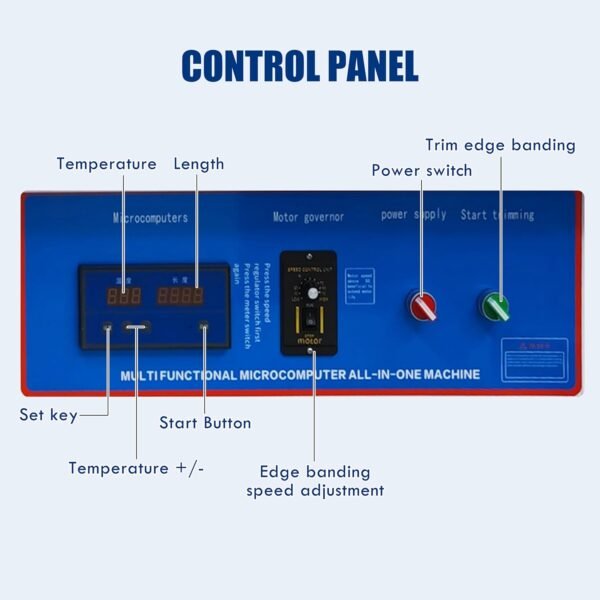 TECHTONGDA Advantage Bander Personal Computer Automatic Double-Sided Advantage Lace Maker for Wood Working, Automatic Band Making Straight and also Curved Edges along with 0-6m/ minutes Changeable Grouping Velocity 1200W 3 71cSJNsHhVL. AC SL1500
