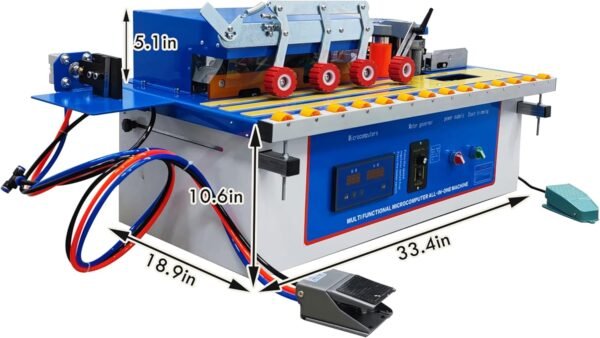 TECHTONGDA Advantage Bander Personal Computer Automatic Double-Sided Advantage Lace Maker for Wood Working, Automatic Band Making Straight and also Curved Edges along with 0-6m/ minutes Changeable Grouping Velocity 1200W 4 71fuhs UbVL. AC SL1500