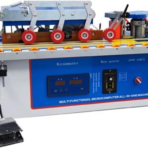 TECHTONGDA Advantage Bander Personal Computer Automatic Double-Sided Advantage Lace Maker for Wood Working, Automatic Band Making Straight and also Curved Edges along with 0-6m/ minutes Changeable Grouping Velocity 1200W