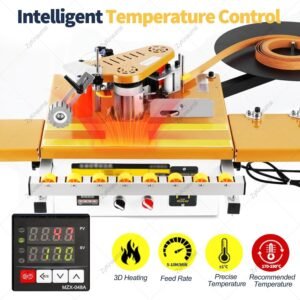 Transportable Upper Hand Lace Maker along with Automatic Strip Buster, Dual-Use for Curved and also Straight Edges, 2-Side Gluing Variable Rate Smart Temperature Management - Distance 6-50mm-Thickness 0.9-3mm - Image 4