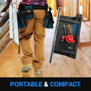 10" Portable Dining Table Observed, 10 In Heavy-Duty Dining Table Observed along with 15 Amplifier Electric Motor, Benchtop 10-Inch along with TCT Cutter for Wood Working Consisted Of - Image 3