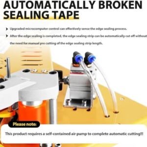 Transportable Pvc Abdominal Muscles Upper Hand Bander, Carpentry Upper Hand Lace Maker, Right Slant Contour Straight Line, Double-Sided Gluing, Velocity Intelligent Temperature Level Command Automatic Reducing For Large Panels A - Image 6