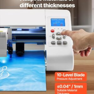 VEVOR Reducing Maker, Automatic Side Diagnosis Vinyl Fabric Cutter Machine Maker along with Layout Program as well as Products, Appropriate along with Numerous Report Formats, for Making Specialized Do-it-yourself Crafts, Cards, Stickers - Image 6